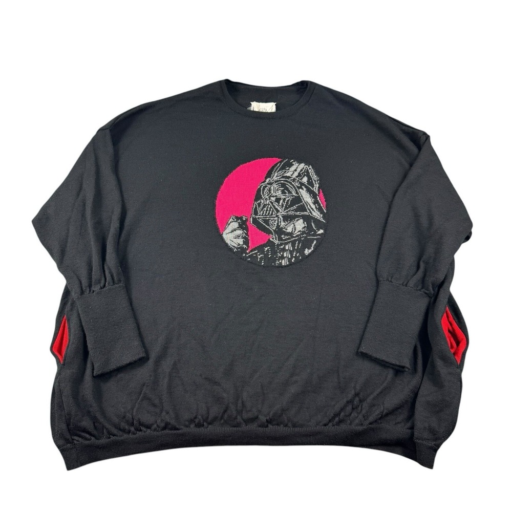 Bedside Drama Sessions x Star Wars Black Pure Wool Japan Darth Vader Sweater 2XL
